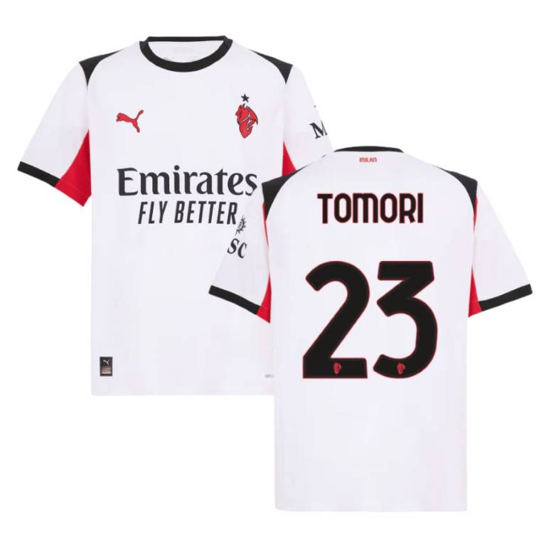 Maillot Milan AC Exterieur 2025 2026 Tomori (1)