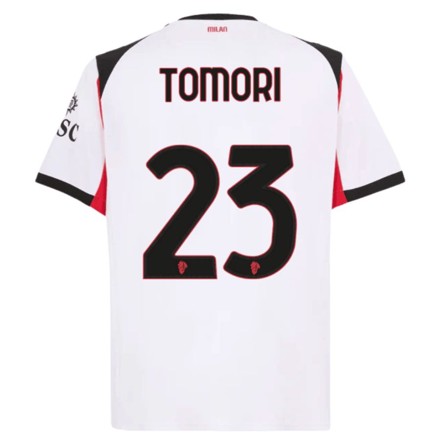 Maillot Milan AC Exterieur 2025 2026 Tomori (2)