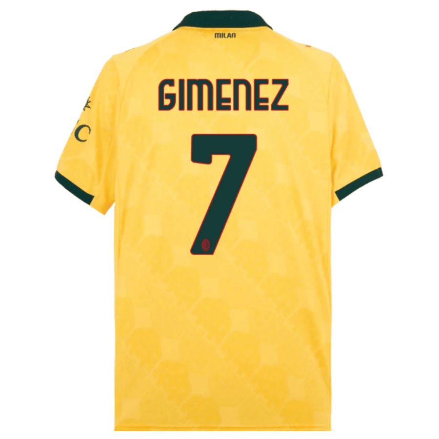 Maillot Milan AC Third 2025 2026 Gimenez (2)