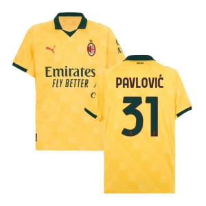 Maillot Milan AC Third 2025 2026 Pavlovic (1)