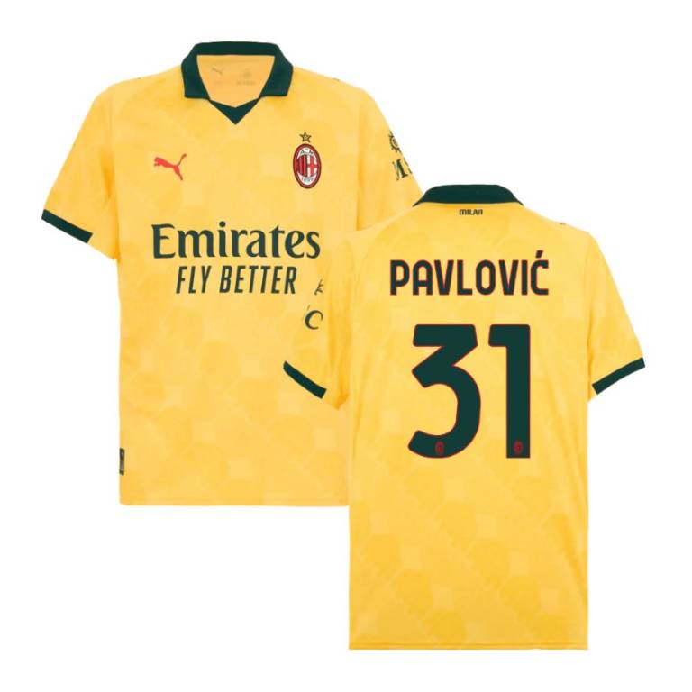 Maillot Milan AC Third 2025 2026 Pavlovic (1)