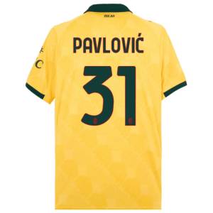 Maillot Milan AC Third 2025 2026 Pavlovic (2)