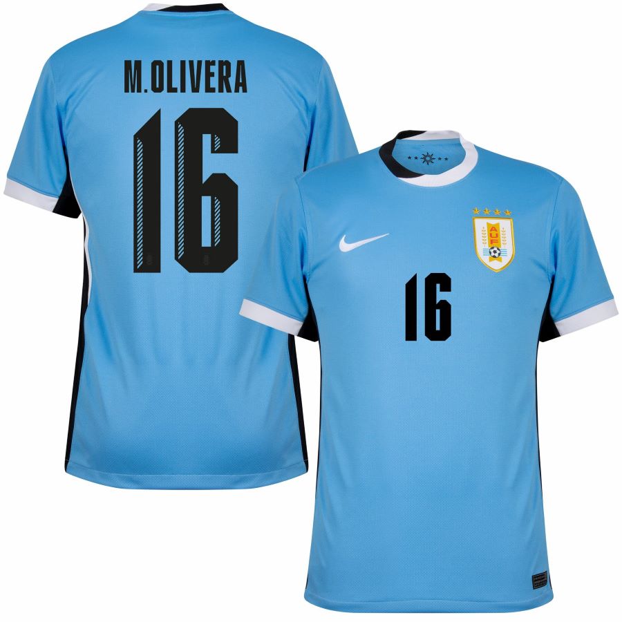 Maillot Uruguay Domicile 2025 2026 M. Olivera (1)