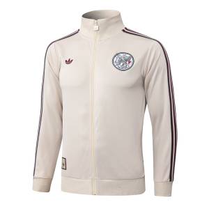 Survetement Ajax Veste 2025 2026 Beige (3)
