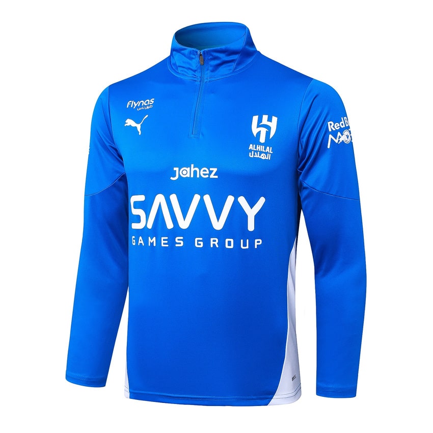 Survetement Al Hilal Training 2025 2026 Bleu Clair (3)