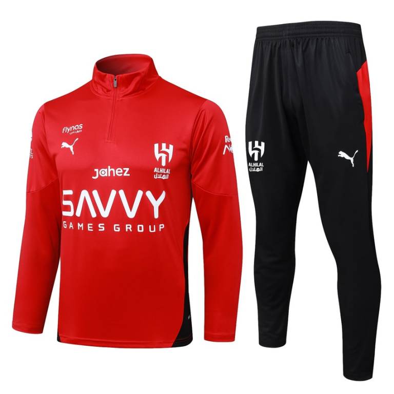 Survetement Al Hilal Training 2025 2026 Rouge (1)