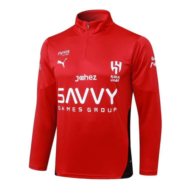 Survetement Al Hilal Training 2025 2026 Rouge (4)