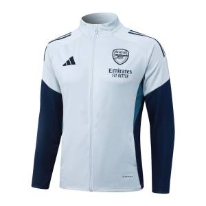 Survetement Arsenal Veste 2025 2026 Blanc Bleu (2)
