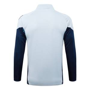 Survetement Arsenal Veste 2025 2026 Blanc Bleu (3)