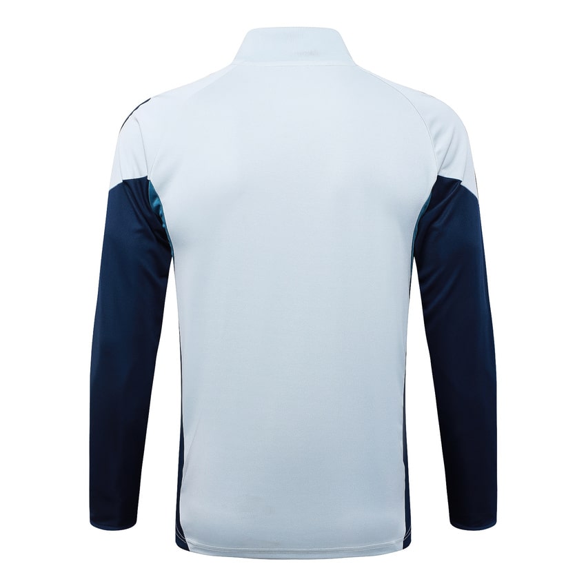 Survetement Arsenal Veste 2025 2026 Blanc Bleu (3)