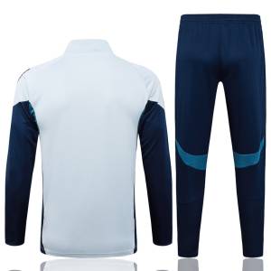 Survetement Arsenal Veste 2025 2026 Blanc Bleu (4)