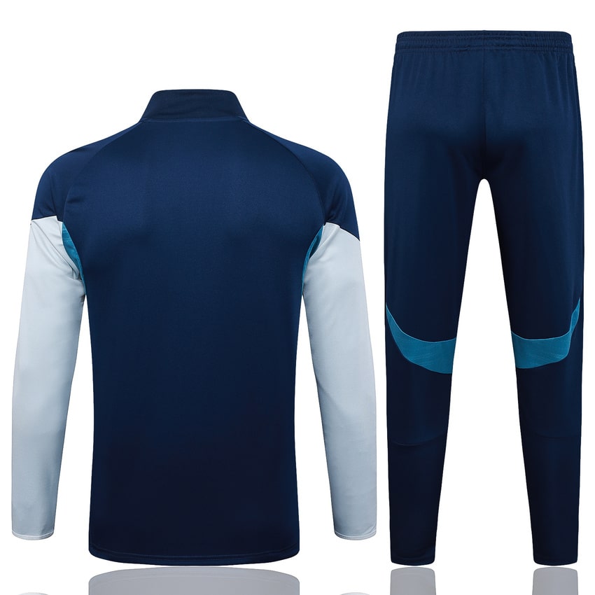 Survetement Arsenal Veste 2025 2026 Bleu Blanc (2)