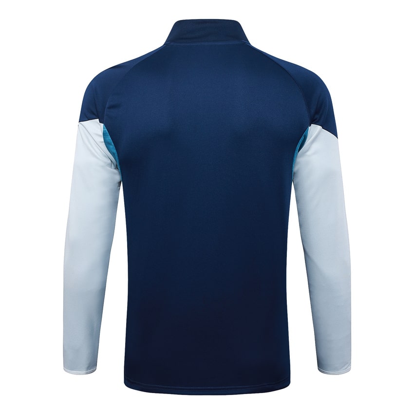 Survetement Arsenal Veste 2025 2026 Bleu Blanc (3)