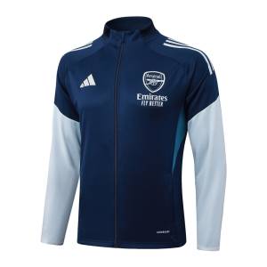 Survetement Arsenal Veste 2025 2026 Bleu Blanc (4)