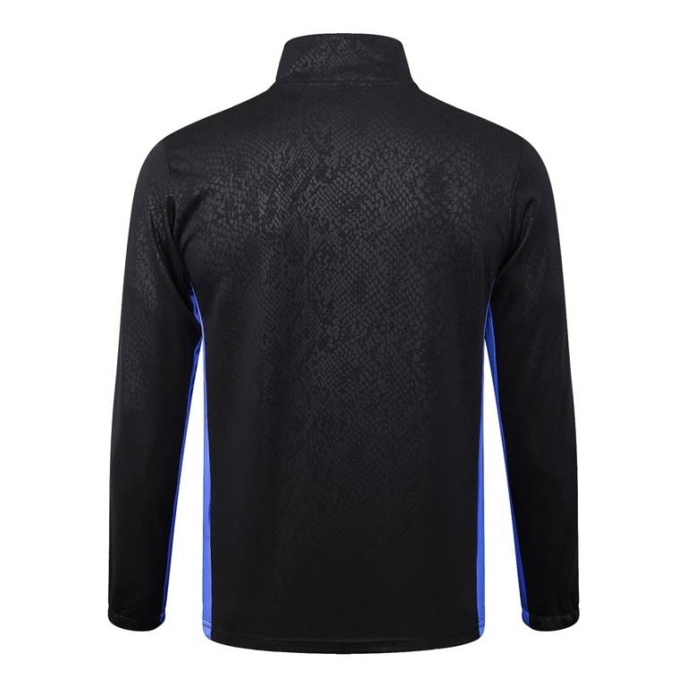 Survetement Barca Veste 2025 2026 Noir Charbon (4)