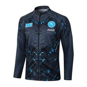 Survetement Naples Veste 2025 2026 Noir Motif (2)