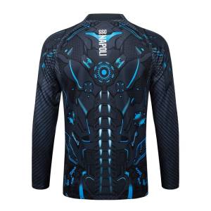 Survetement Naples Veste 2025 2026 Noir Motif (4)