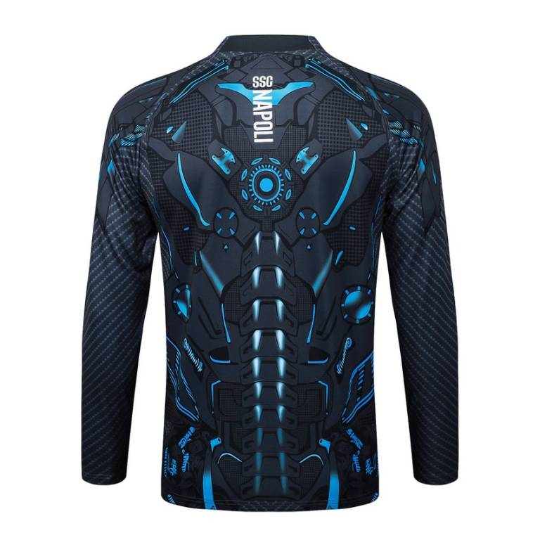 Survetement Naples Veste 2025 2026 Noir Motif (4)