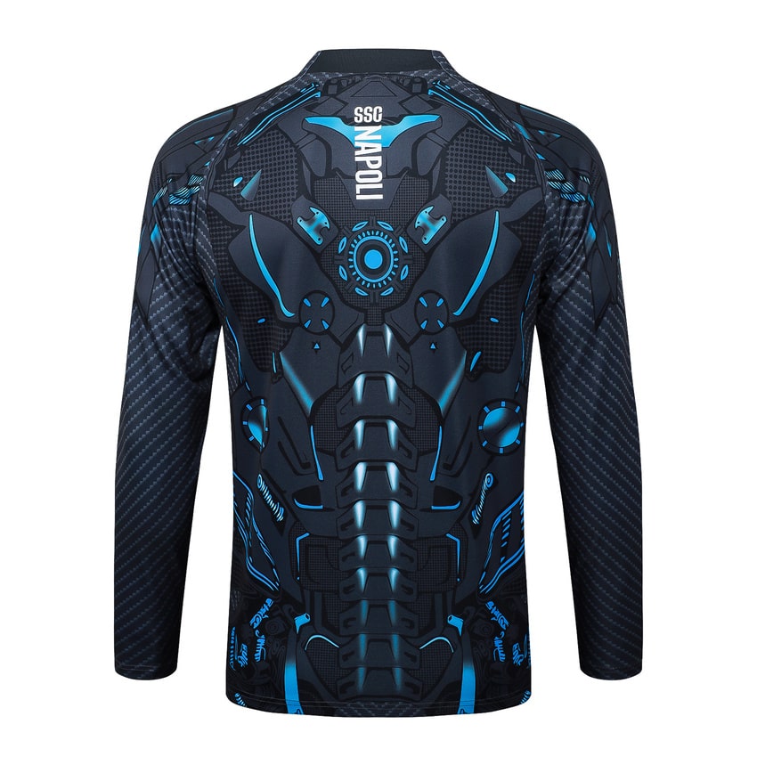 Survetement Naples Veste 2025 2026 Noir Motif (4)