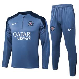 Survetement PSG Training 2025 2026 Bleu Océan (1)