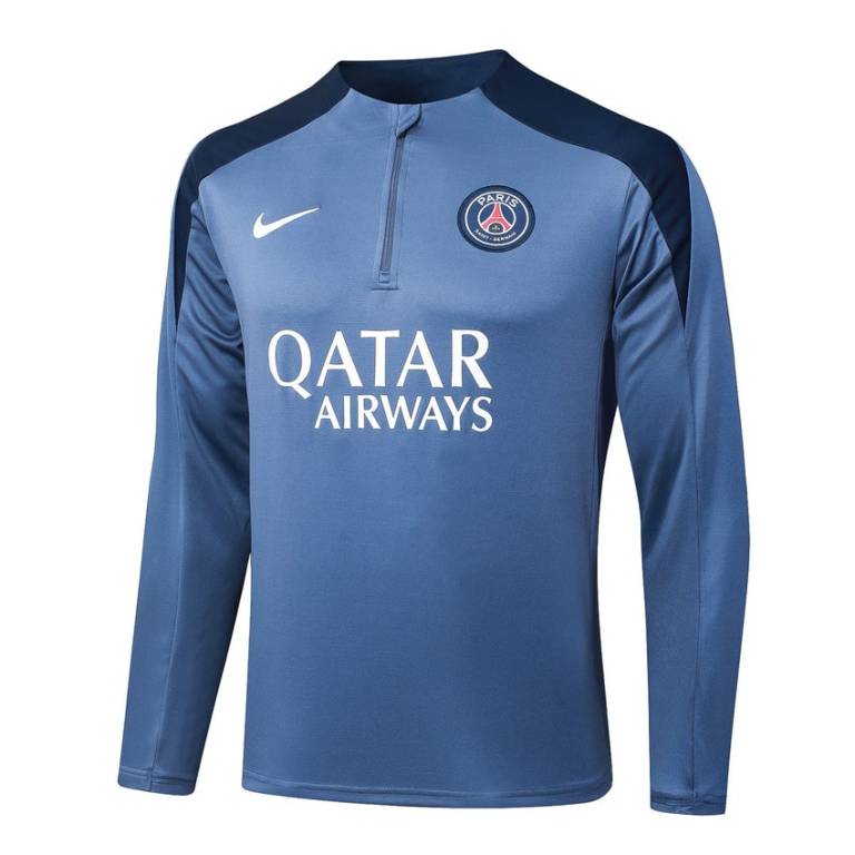 Survetement PSG Training 2025 2026 Bleu Océan (2)