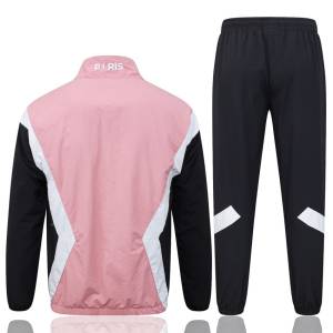 Survetement PSG Veste 2025 2026 Rose Noir (2)