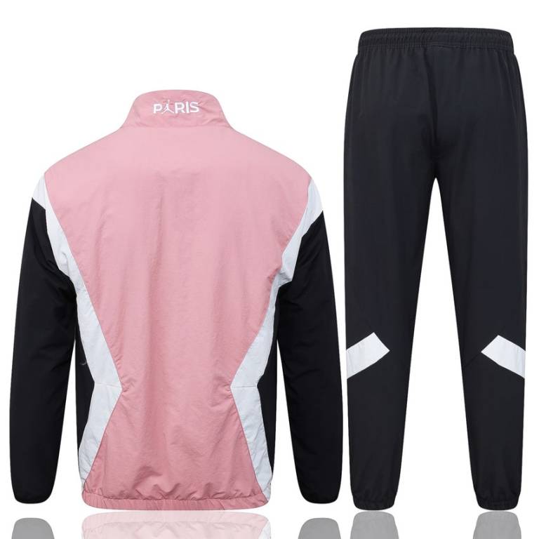 Survetement PSG Veste 2025 2026 Rose Noir (2)