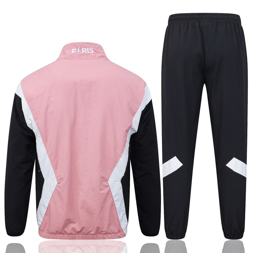 Survetement PSG Veste 2025 2026 Rose Noir (2)