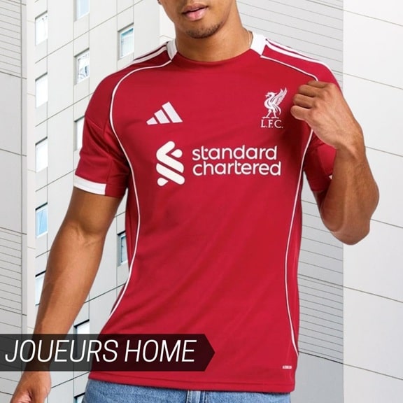 maillot liverpool domicile 2025 2026