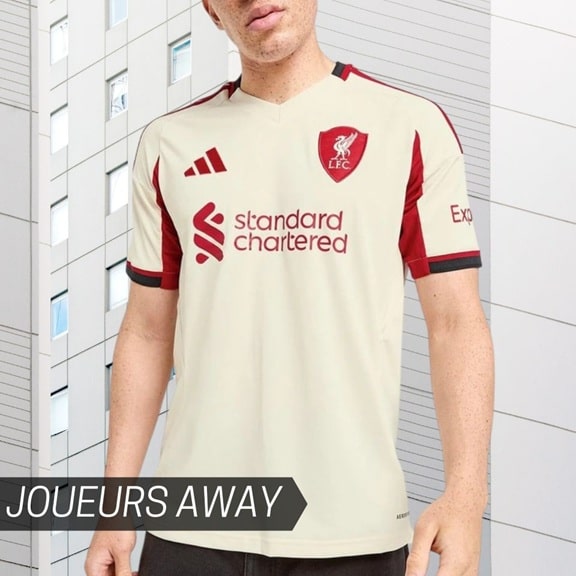 maillot liverpool exterieur 2025 2026