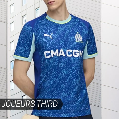 maillots om third 2025 2026