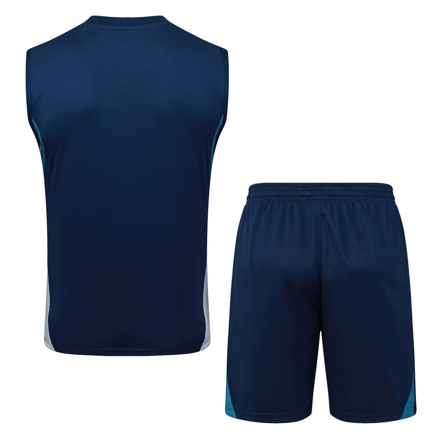 Debardeur Short Arsenal 2025 2026 Bleu Blanc (2)