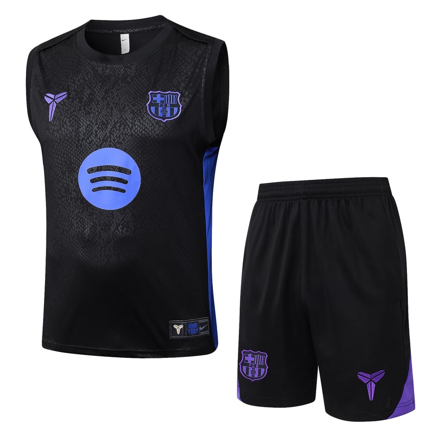 Debardeur Short Barca 2025 2026 Noir Charbon (1)