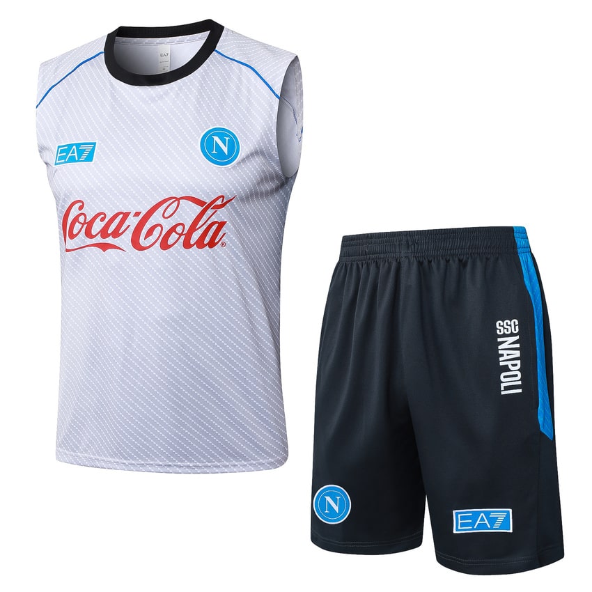 Debardeur Short Naples 2025 2026 Blanc (1)