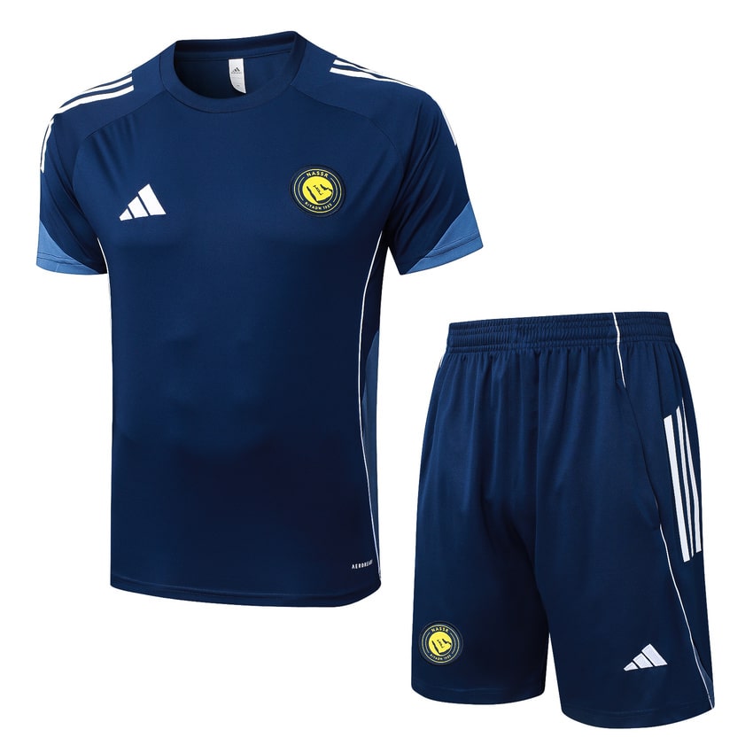 Ensemble Maillot Short Al Nassr 2025 2026 Bleu Sombre (1)