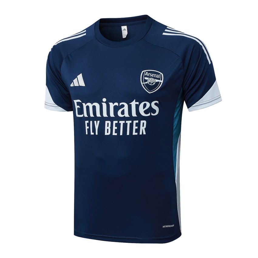 Ensemble Maillot Short Arsenal 2025 2026 Bleu Blanc (2)