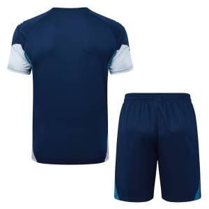 Ensemble Maillot Short Arsenal 2025 2026 Bleu Blanc (4)