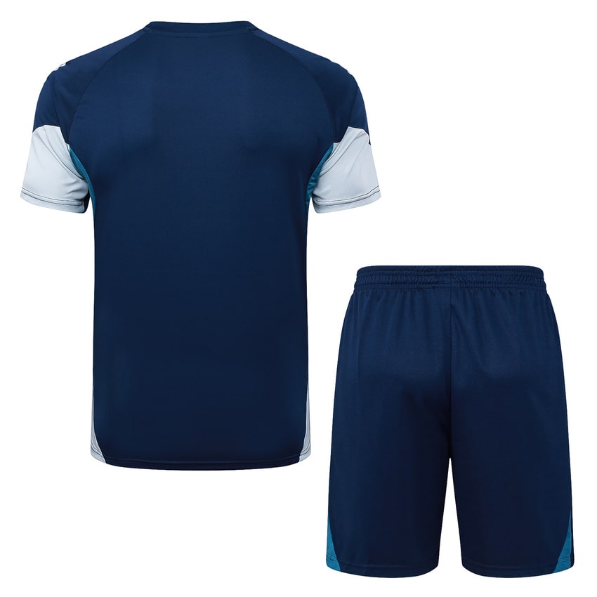 Ensemble Maillot Short Arsenal 2025 2026 Bleu Blanc (4)