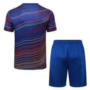 Ensemble Maillot Short Barca 2025 2026 Bleu Clair (2)