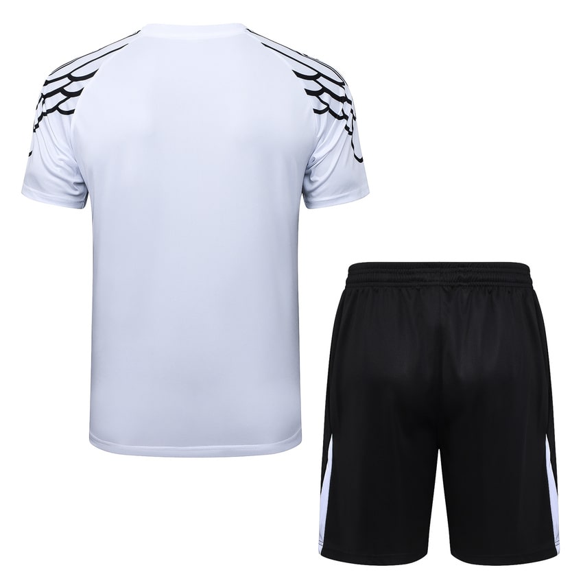 Ensemble Maillot Short PSG 2025 2026 Blanc Clair (2)