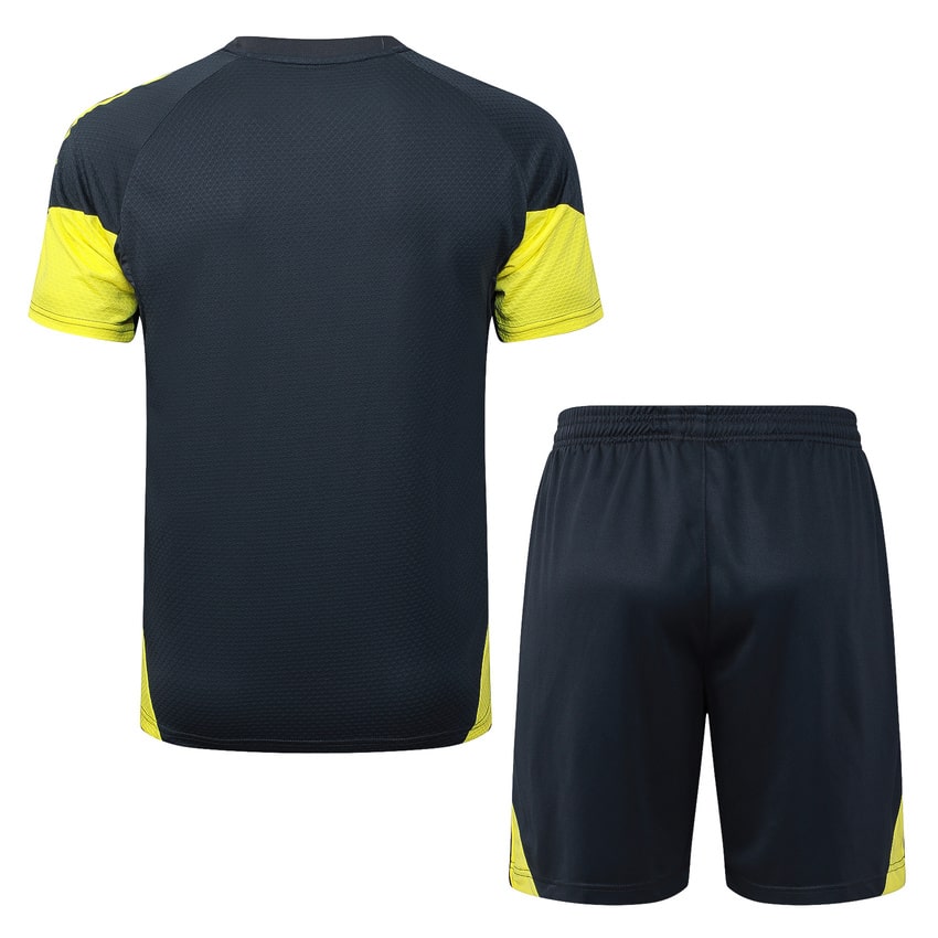 Ensemble Maillot Short Real Madrid 2025 2026 Noir Foncé (2)