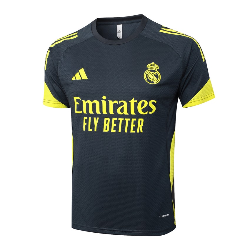 Ensemble Maillot Short Real Madrid 2025 2026 Noir Foncé (4)