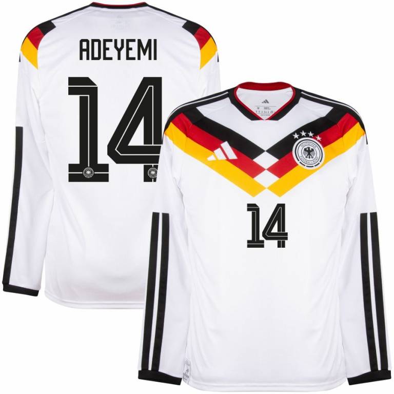 Maillot Allemagne Domicile 2026 2027 Manches Longues Adeyemi (1)