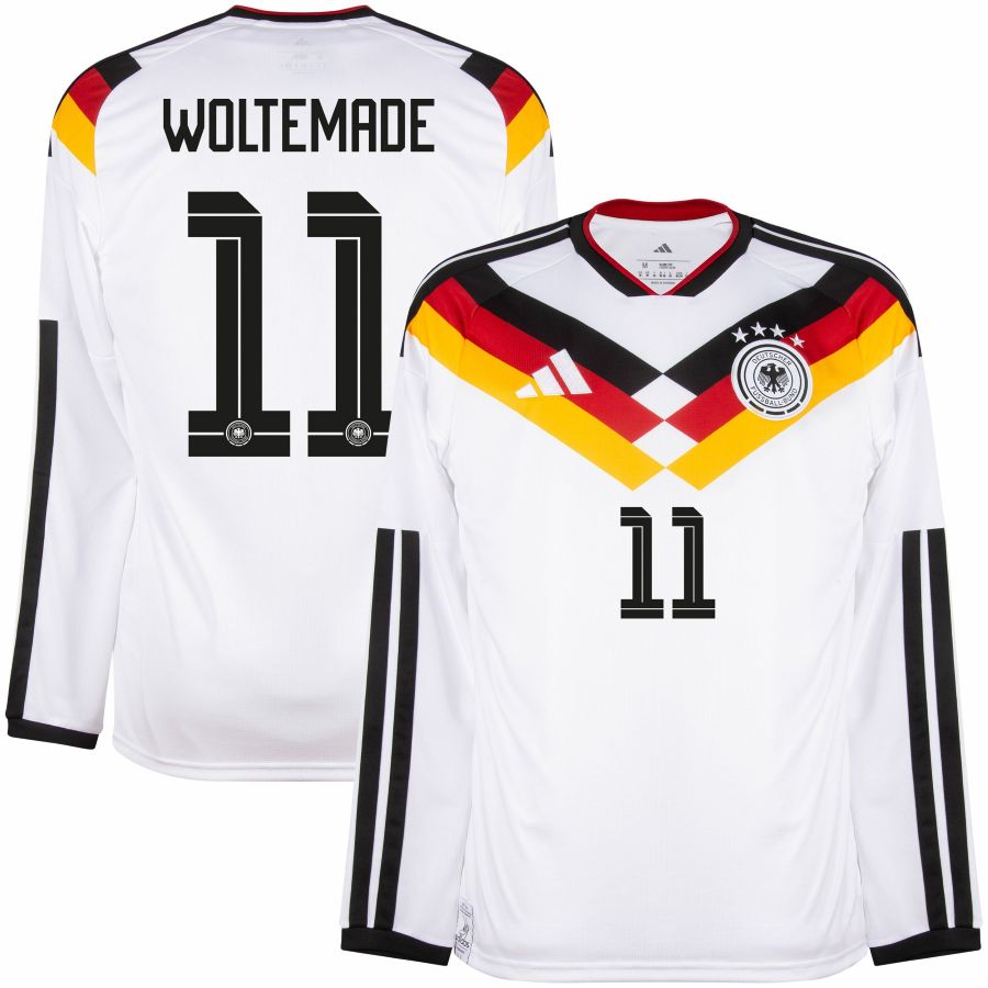 Maillot Allemagne Domicile 2026 2027 Manches Longues Woltemade (1)