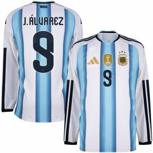 Maillot Argentine Domicile 2026 2027 Manches Longues J. Alvarez (1)