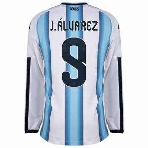 Maillot Argentine Domicile 2026 2027 Manches Longues J. Alvarez (2)