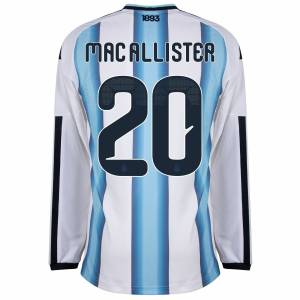 Maillot Argentine Domicile 2026 2027 Manches Longues Mac Allister (2)