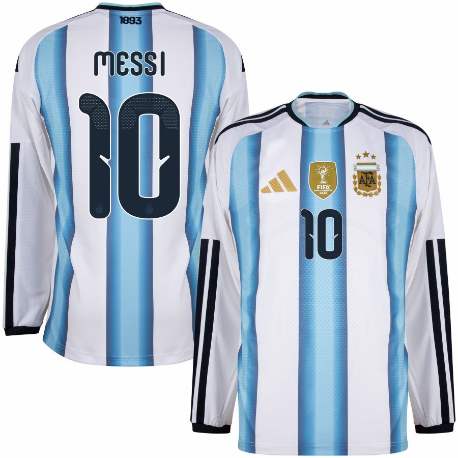 Maillot Argentine Domicile 2026 2027 Manches Longues Messi (1)