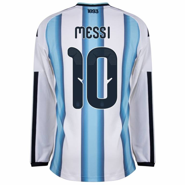 Maillot Argentine Domicile 2026 2027 Manches Longues Messi (2)