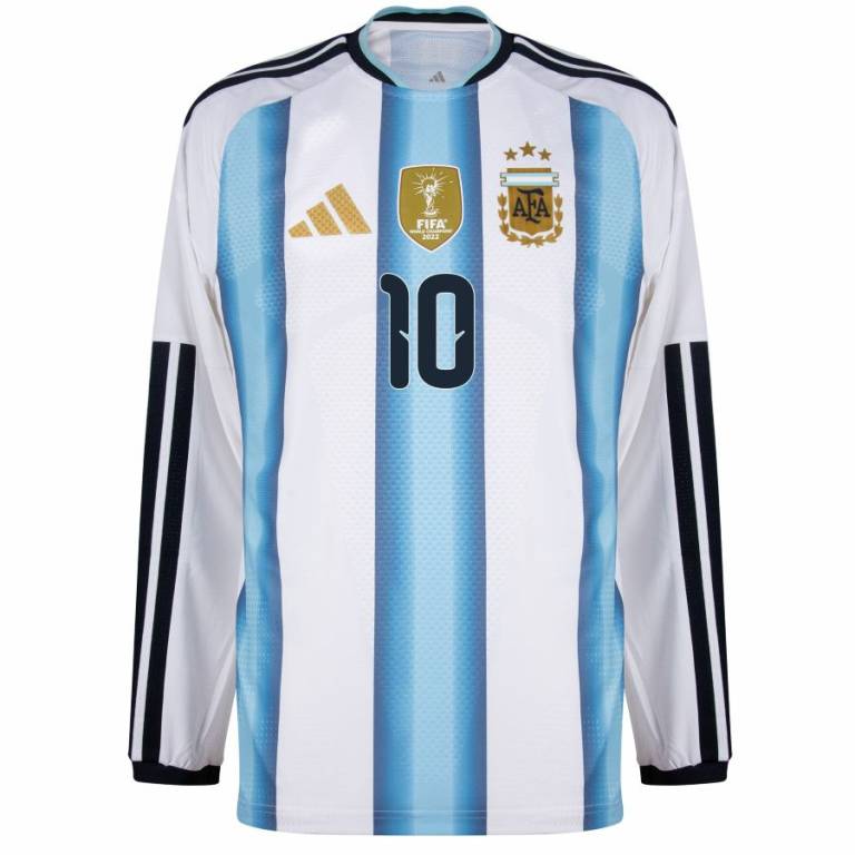 Maillot Argentine Domicile 2026 2027 Manches Longues Messi(3)